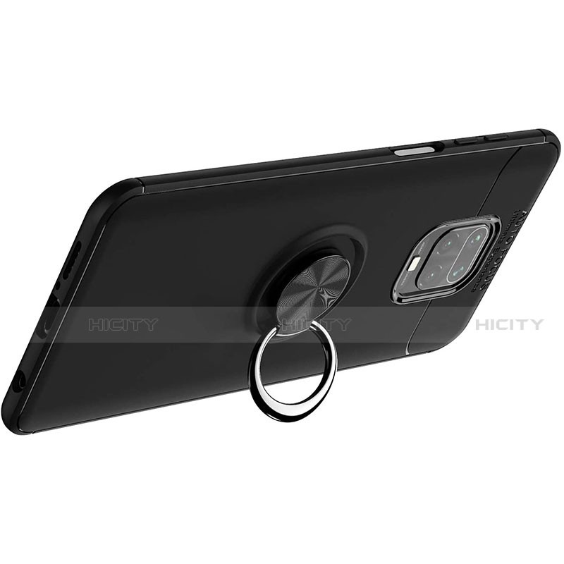 Custodia Silicone Ultra Sottile Morbida Cover con Magnetico Anello Supporto per Xiaomi Poco M2 Pro