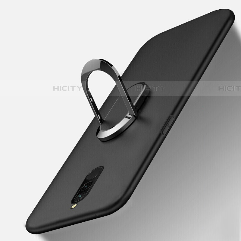 Custodia Silicone Ultra Sottile Morbida Cover con Magnetico Anello Supporto per Xiaomi Redmi 8