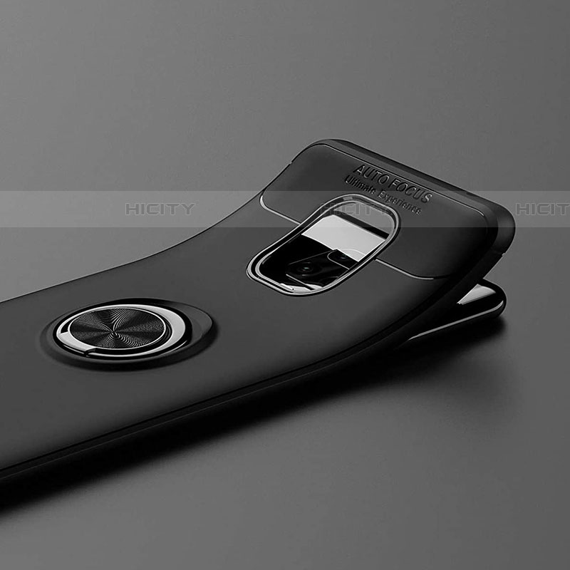 Custodia Silicone Ultra Sottile Morbida Cover con Magnetico Anello Supporto per Xiaomi Redmi Note 9S