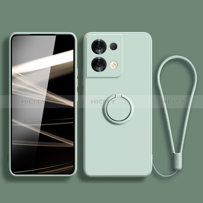 Custodia Silicone Ultra Sottile Morbida Cover con Magnetico Anello Supporto S03 per Xiaomi Redmi Note 13 5G