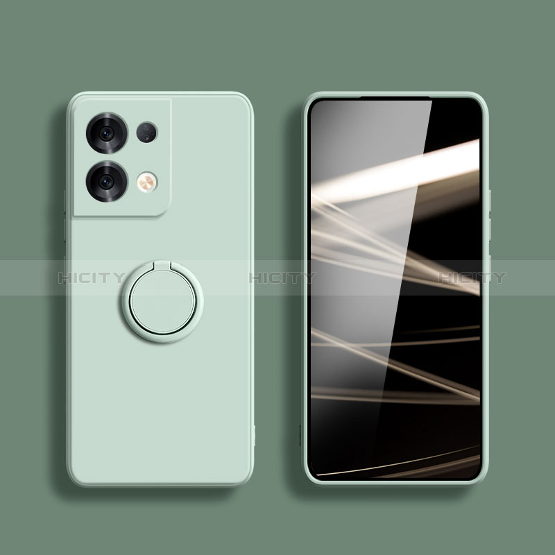 Custodia Silicone Ultra Sottile Morbida Cover con Magnetico Anello Supporto S05 per Xiaomi Redmi Note 13 Pro 5G