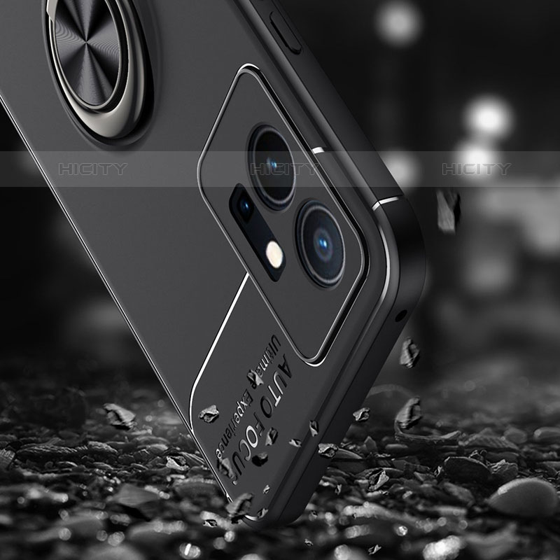 Custodia Silicone Ultra Sottile Morbida Cover con Magnetico Anello Supporto SD1 per Vivo iQOO Z6 5G