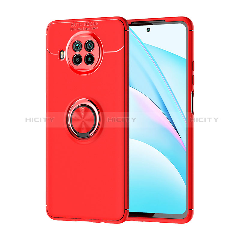 Custodia Silicone Ultra Sottile Morbida Cover con Magnetico Anello Supporto SD1 per Xiaomi Mi 10T Lite 5G