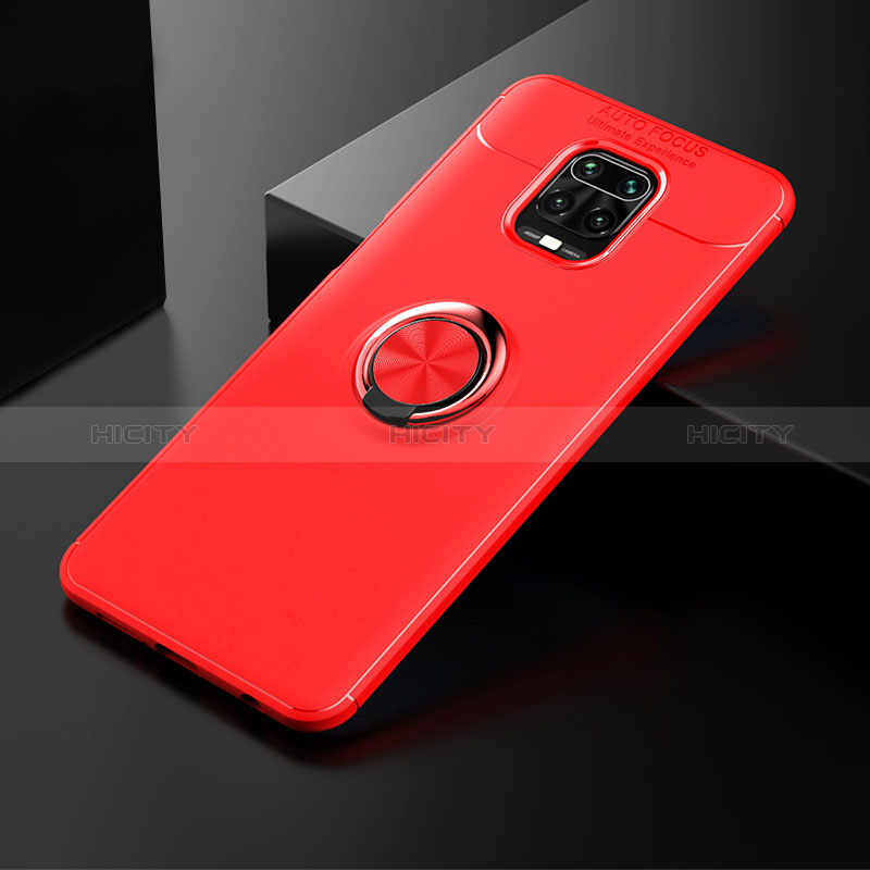 Custodia Silicone Ultra Sottile Morbida Cover con Magnetico Anello Supporto SD1 per Xiaomi Poco M2 Pro