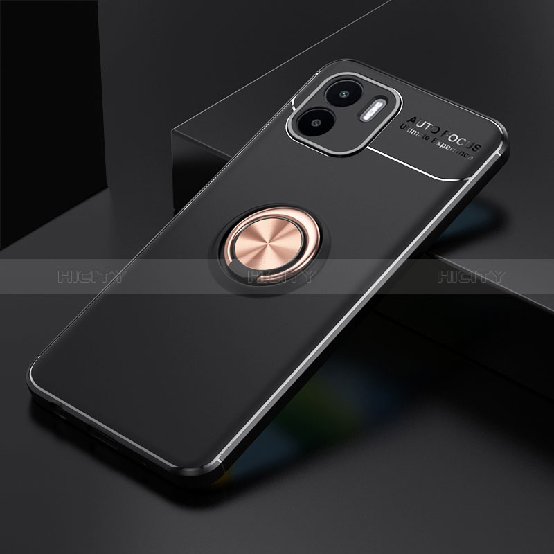 Custodia Silicone Ultra Sottile Morbida Cover con Magnetico Anello Supporto SD1 per Xiaomi Redmi A1