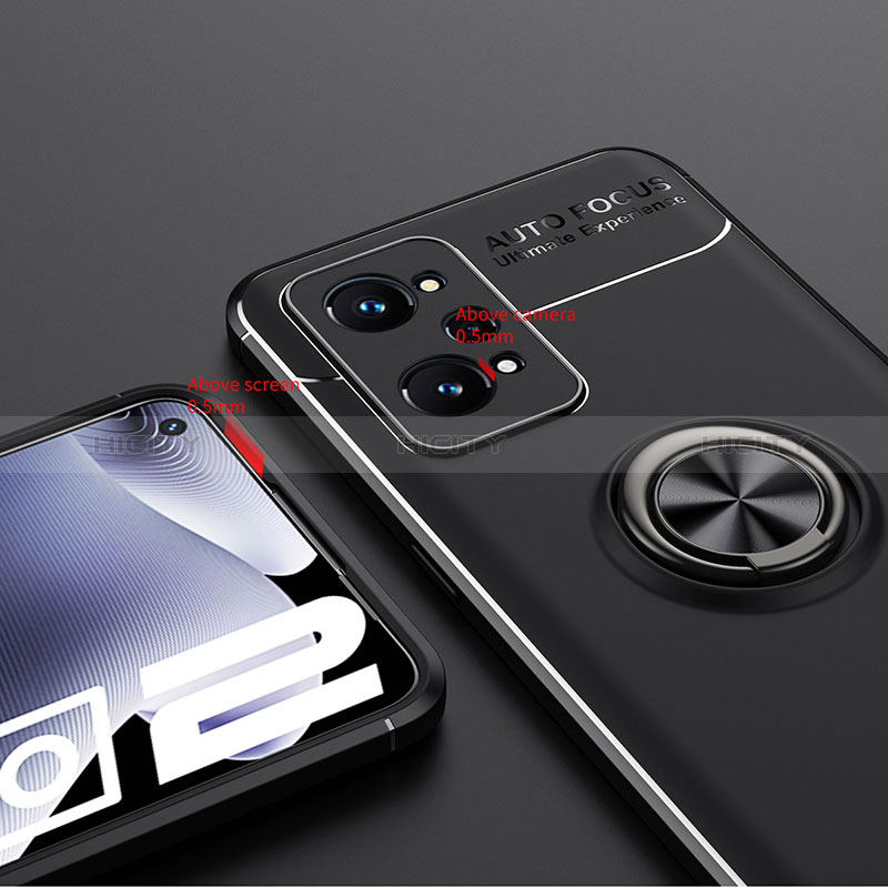 Custodia Silicone Ultra Sottile Morbida Cover con Magnetico Anello Supporto SD2 per Realme GT Neo 3T 5G