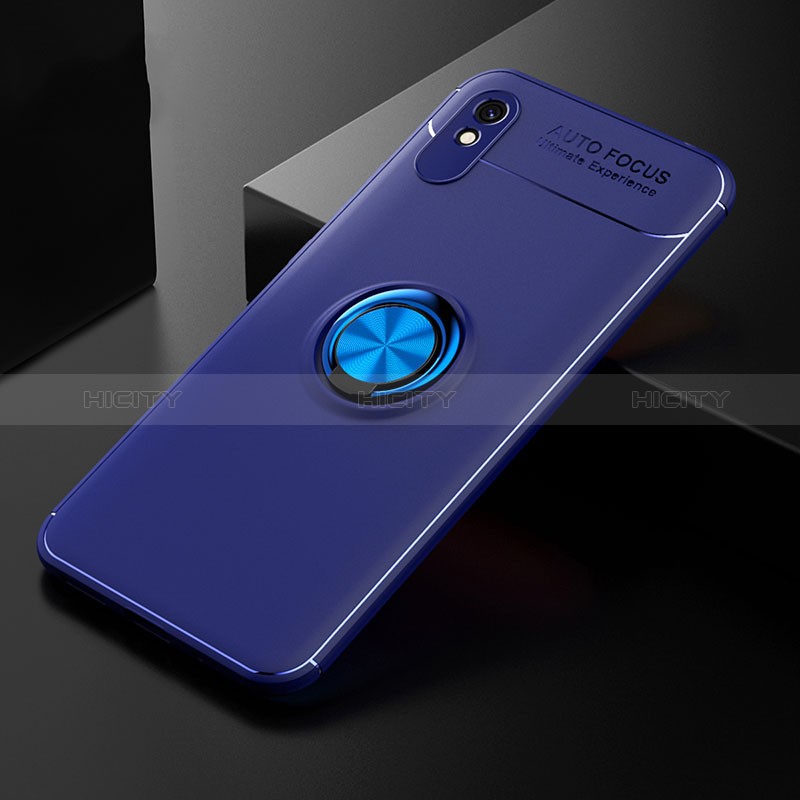 Custodia Silicone Ultra Sottile Morbida Cover con Magnetico Anello Supporto SD2 per Xiaomi Redmi 9A