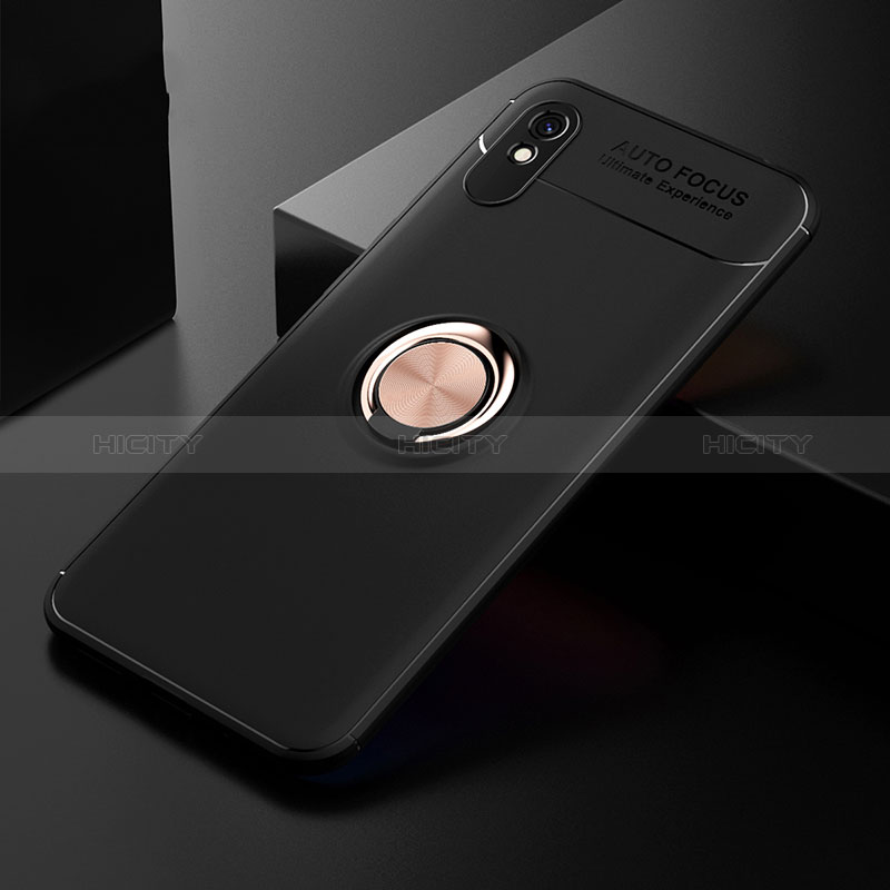 Custodia Silicone Ultra Sottile Morbida Cover con Magnetico Anello Supporto SD2 per Xiaomi Redmi 9i