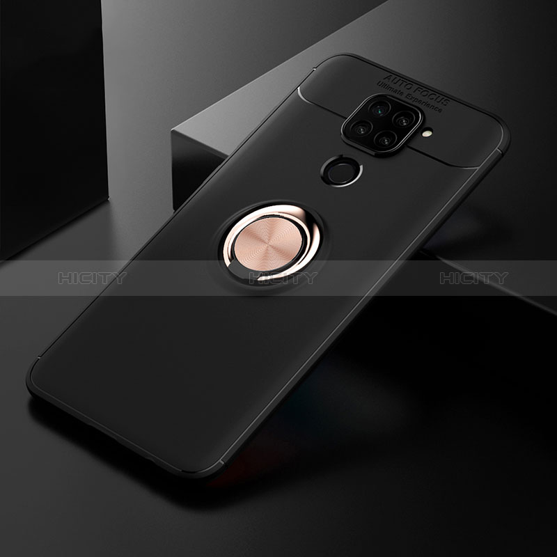 Custodia Silicone Ultra Sottile Morbida Cover con Magnetico Anello Supporto SD2 per Xiaomi Redmi Note 9