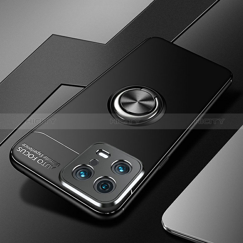 Custodia Silicone Ultra Sottile Morbida Cover con Magnetico Anello Supporto SD3 per Xiaomi Mi 13 5G