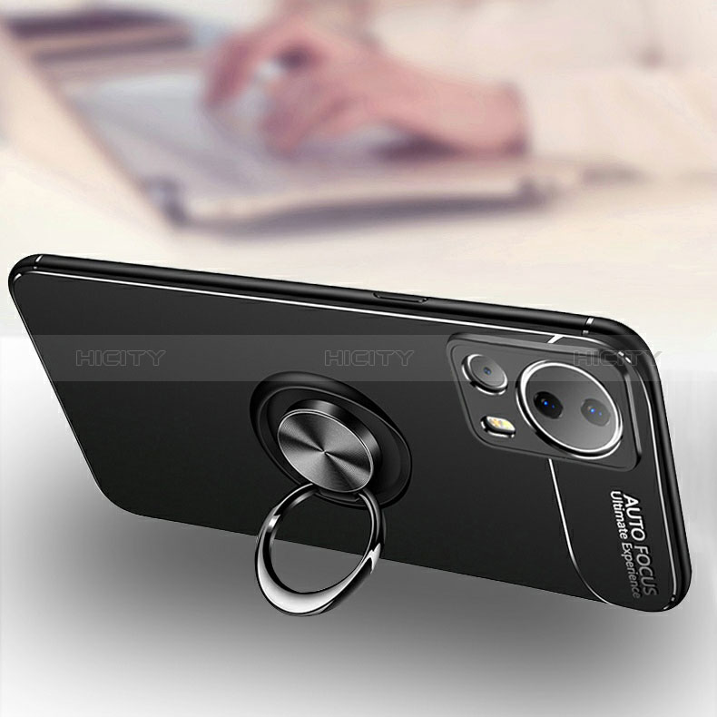 Custodia Silicone Ultra Sottile Morbida Cover con Magnetico Anello Supporto SD3 per Xiaomi Mi 13 Lite 5G