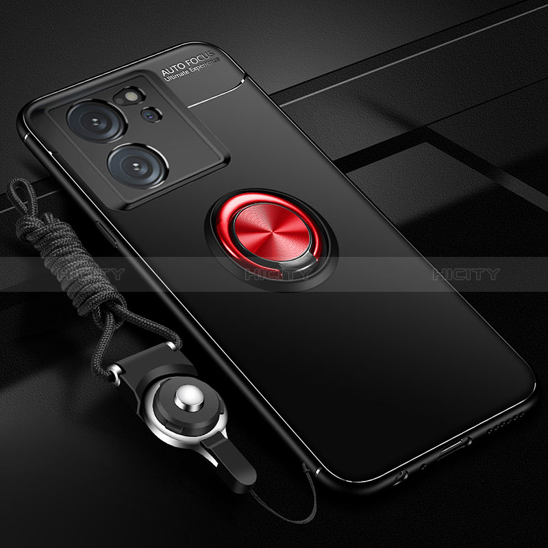 Custodia Silicone Ultra Sottile Morbida Cover con Magnetico Anello Supporto SD3 per Xiaomi Mi 13T Pro 5G