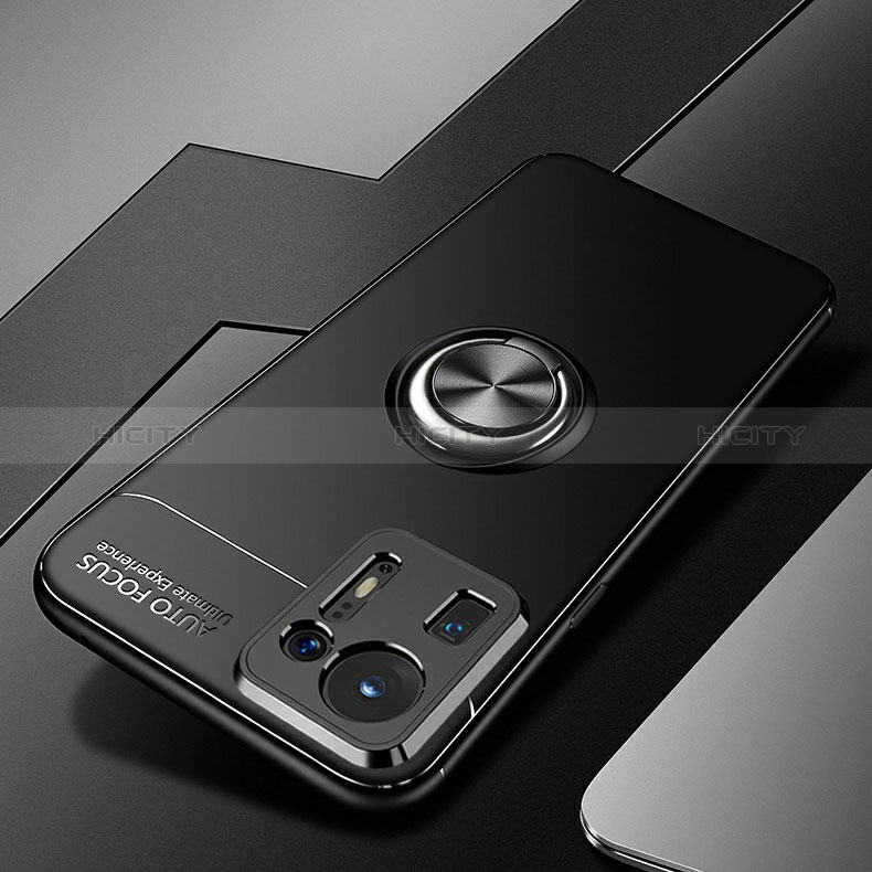 Custodia Silicone Ultra Sottile Morbida Cover con Magnetico Anello Supporto SD3 per Xiaomi Mi Mix 4 5G