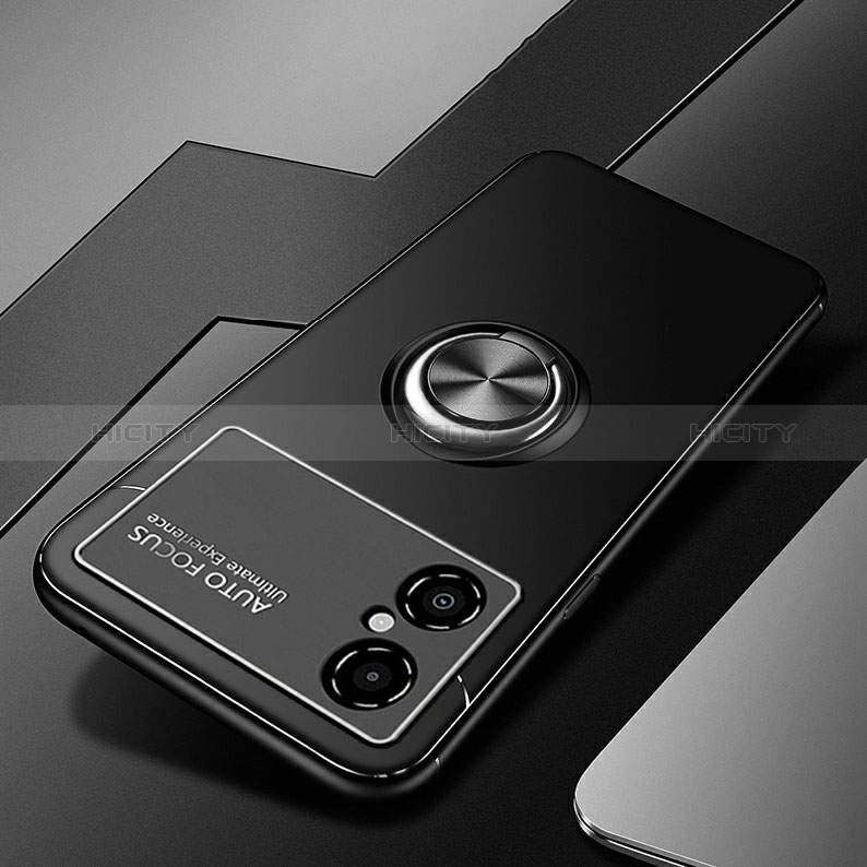 Custodia Silicone Ultra Sottile Morbida Cover con Magnetico Anello Supporto SD3 per Xiaomi Redmi Note 11R 5G