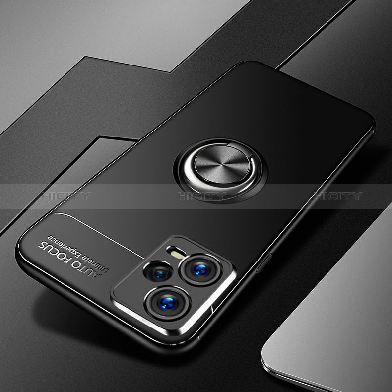 Custodia Silicone Ultra Sottile Morbida Cover con Magnetico Anello Supporto SD3 per Xiaomi Redmi Note 12 5G