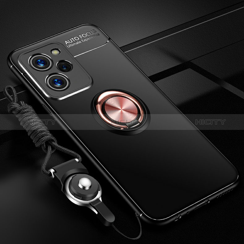 Custodia Silicone Ultra Sottile Morbida Cover con Magnetico Anello Supporto SD3 per Xiaomi Redmi Note 12 Pro Speed 5G