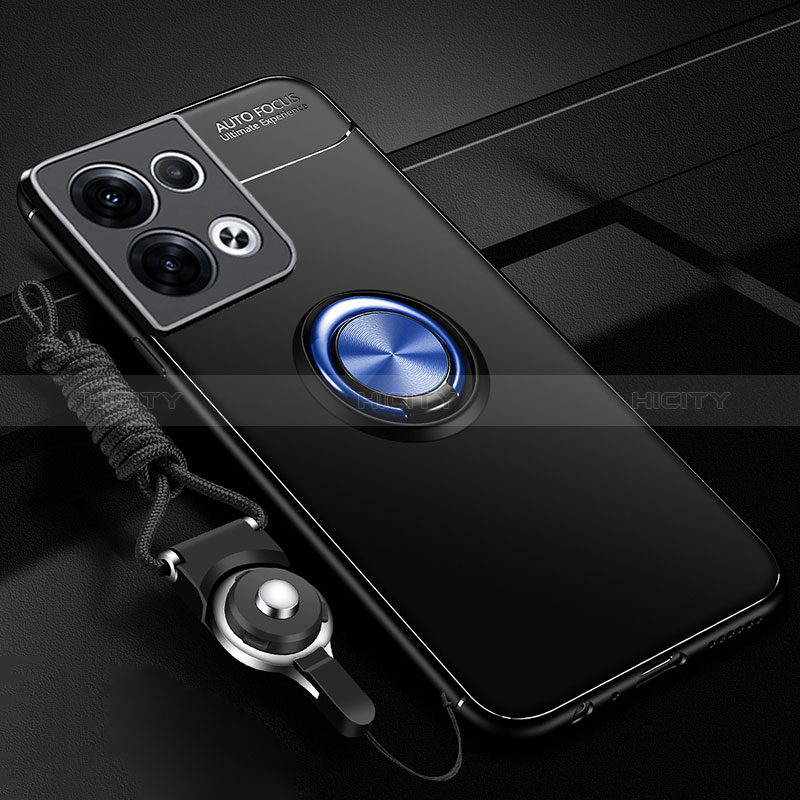 Custodia Silicone Ultra Sottile Morbida Cover con Magnetico Anello Supporto SD3 per Xiaomi Redmi Note 13 5G