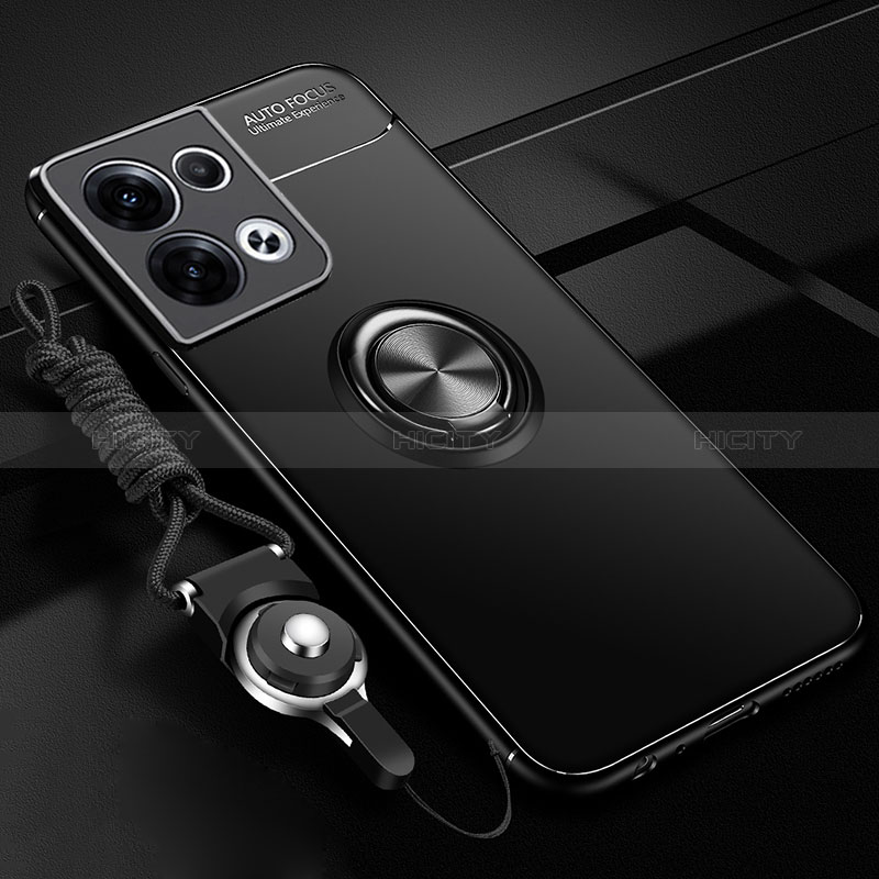Custodia Silicone Ultra Sottile Morbida Cover con Magnetico Anello Supporto SD3 per Xiaomi Redmi Note 13 Pro 5G