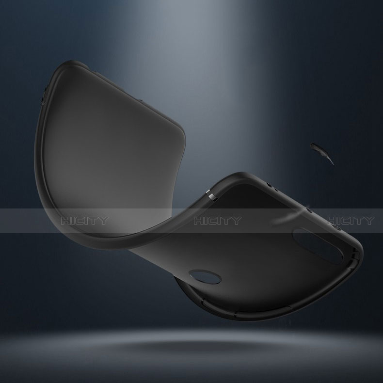 Custodia Silicone Ultra Sottile Morbida Cover con Magnetico Anello Supporto T01 per Huawei Honor V20