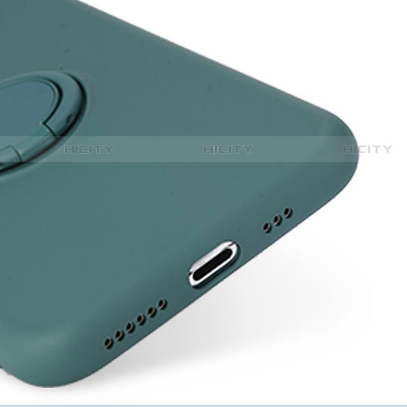 Custodia Silicone Ultra Sottile Morbida Cover con Magnetico Anello Supporto T01 per Xiaomi Mi 11 5G