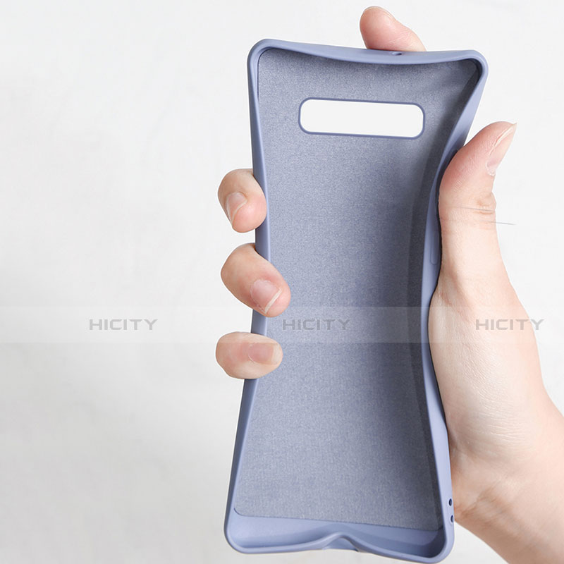 Custodia Silicone Ultra Sottile Morbida Cover con Magnetico Anello Supporto T02 per Samsung Galaxy S10 5G