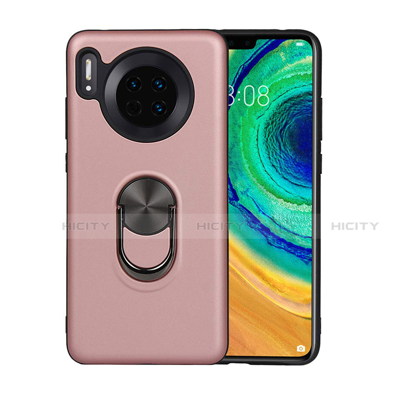 Custodia Silicone Ultra Sottile Morbida Cover con Magnetico Anello Supporto T03 per Huawei Mate 30 5G