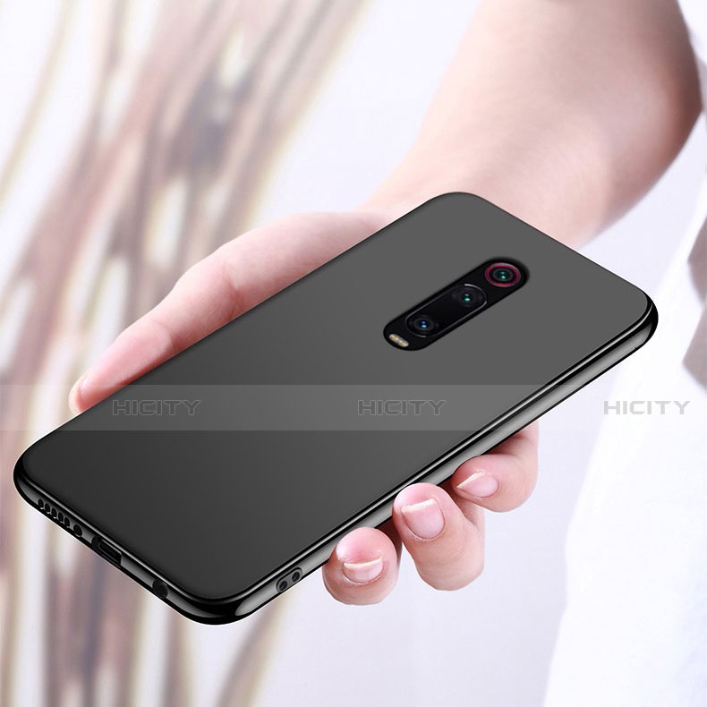 Custodia Silicone Ultra Sottile Morbida Cover con Magnetico Anello Supporto T03 per Xiaomi Redmi K20