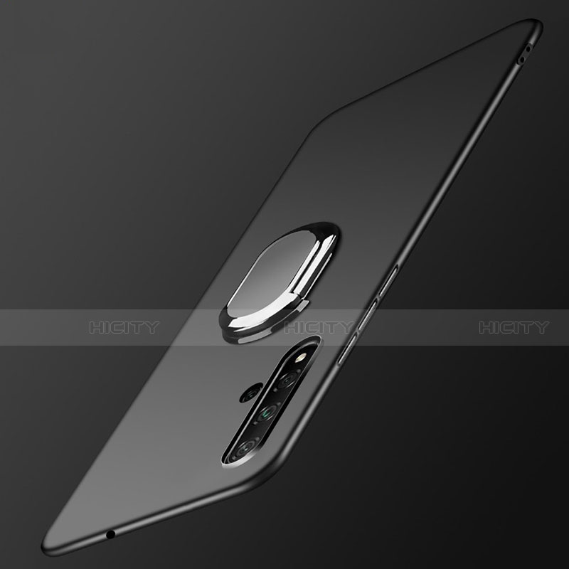 Custodia Silicone Ultra Sottile Morbida Cover con Magnetico Anello Supporto T05 per Huawei Honor 20