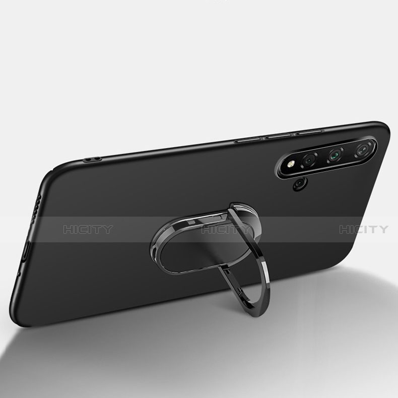 Custodia Silicone Ultra Sottile Morbida Cover con Magnetico Anello Supporto T05 per Huawei Honor 20S