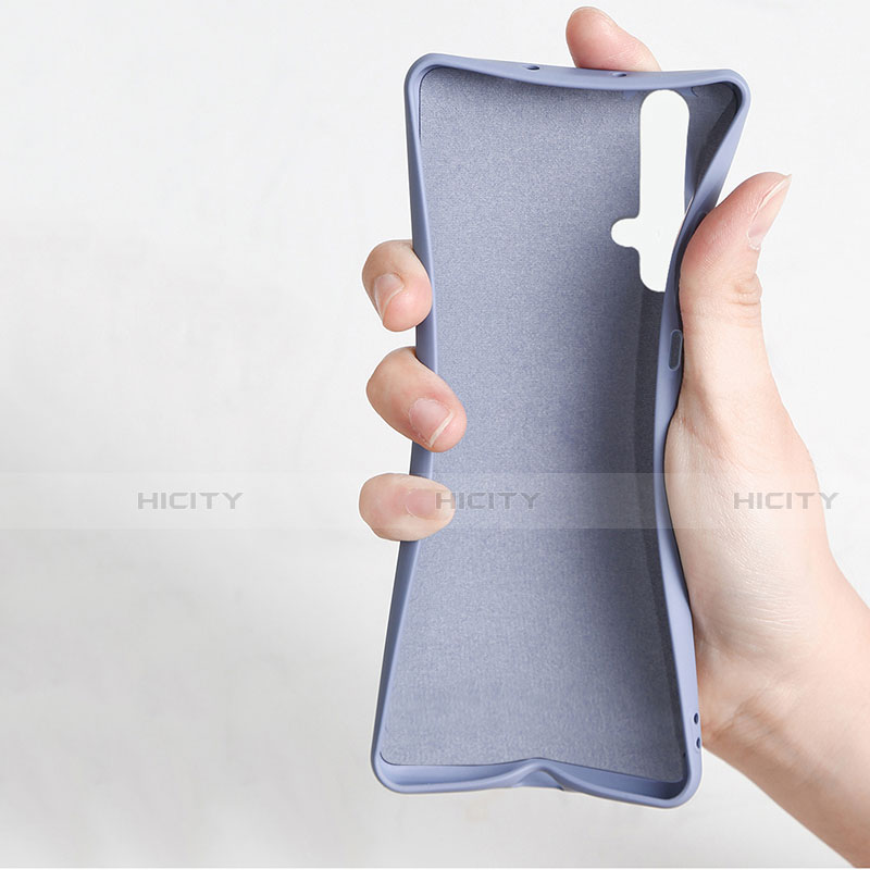 Custodia Silicone Ultra Sottile Morbida Cover con Magnetico Anello Supporto T06 per Huawei Honor 20S