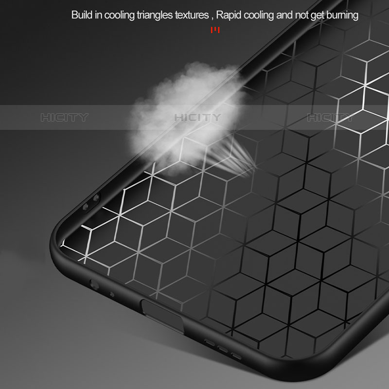 Custodia Silicone Ultra Sottile Morbida Cover con Magnetico Anello Supporto X01L per OnePlus Nord N300 5G