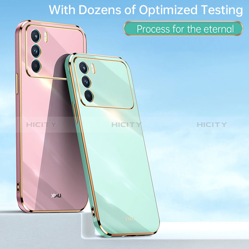 Custodia Silicone Ultra Sottile Morbida Cover con Magnetico Anello Supporto XL1 per Oppo K9 Pro 5G