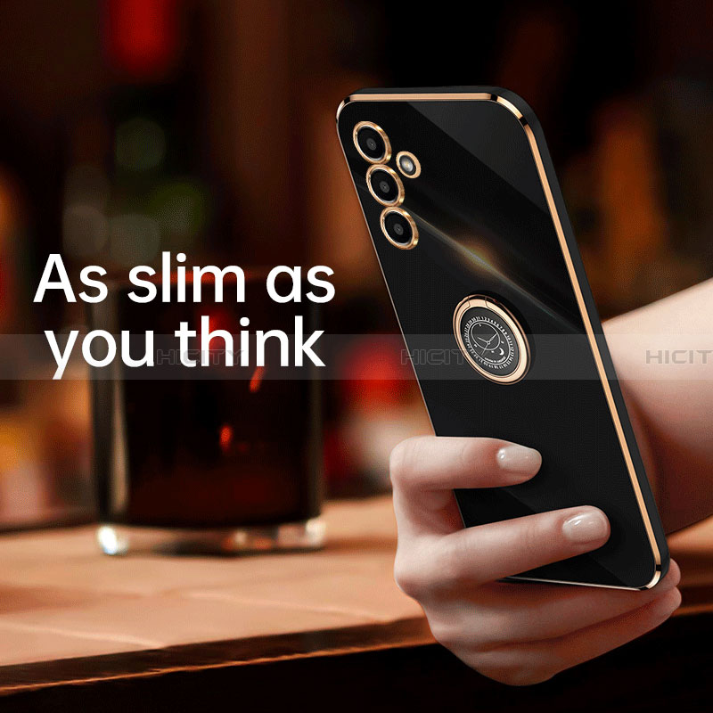 Custodia Silicone Ultra Sottile Morbida Cover con Magnetico Anello Supporto XL1 per Samsung Galaxy A13 5G
