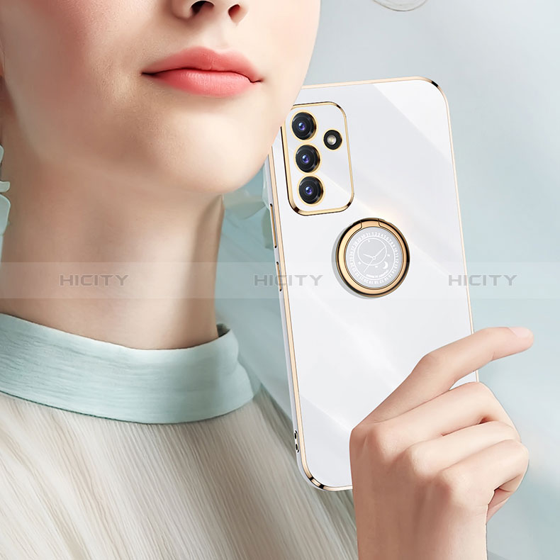 Custodia Silicone Ultra Sottile Morbida Cover con Magnetico Anello Supporto XL1 per Samsung Galaxy A15 5G