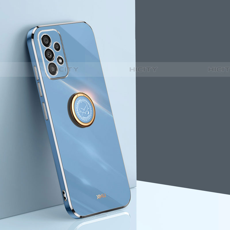 Custodia Silicone Ultra Sottile Morbida Cover con Magnetico Anello Supporto XL1 per Samsung Galaxy A33 5G