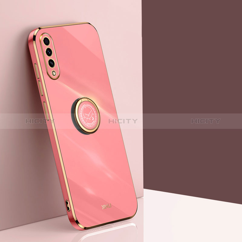 Custodia Silicone Ultra Sottile Morbida Cover con Magnetico Anello Supporto XL1 per Samsung Galaxy A50