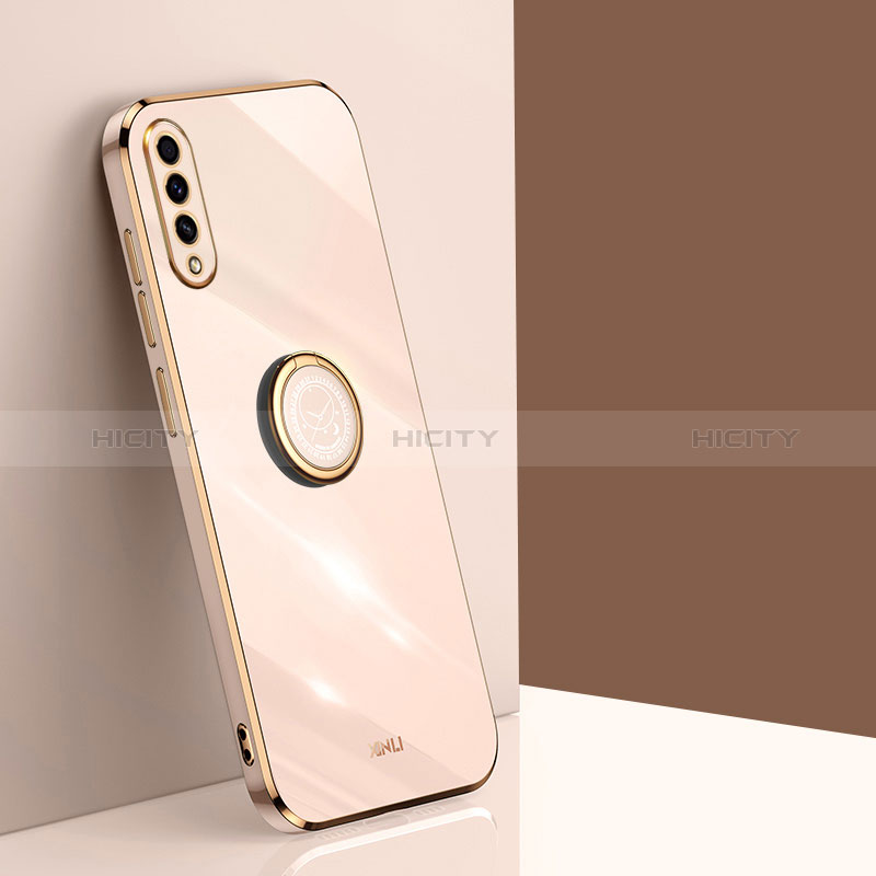 Custodia Silicone Ultra Sottile Morbida Cover con Magnetico Anello Supporto XL1 per Samsung Galaxy A50