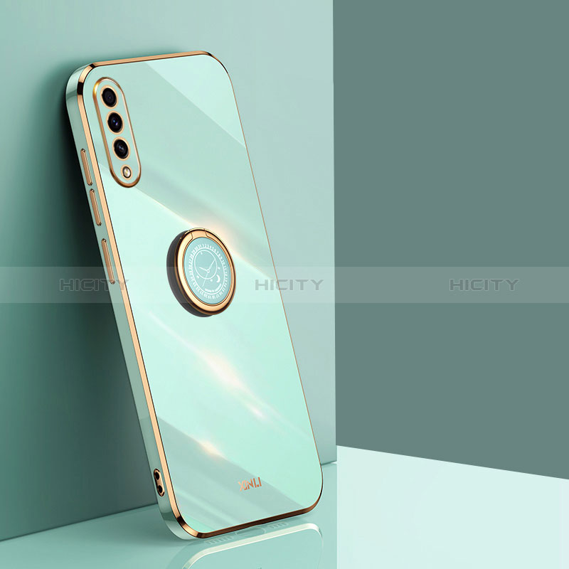 Custodia Silicone Ultra Sottile Morbida Cover con Magnetico Anello Supporto XL1 per Samsung Galaxy A50