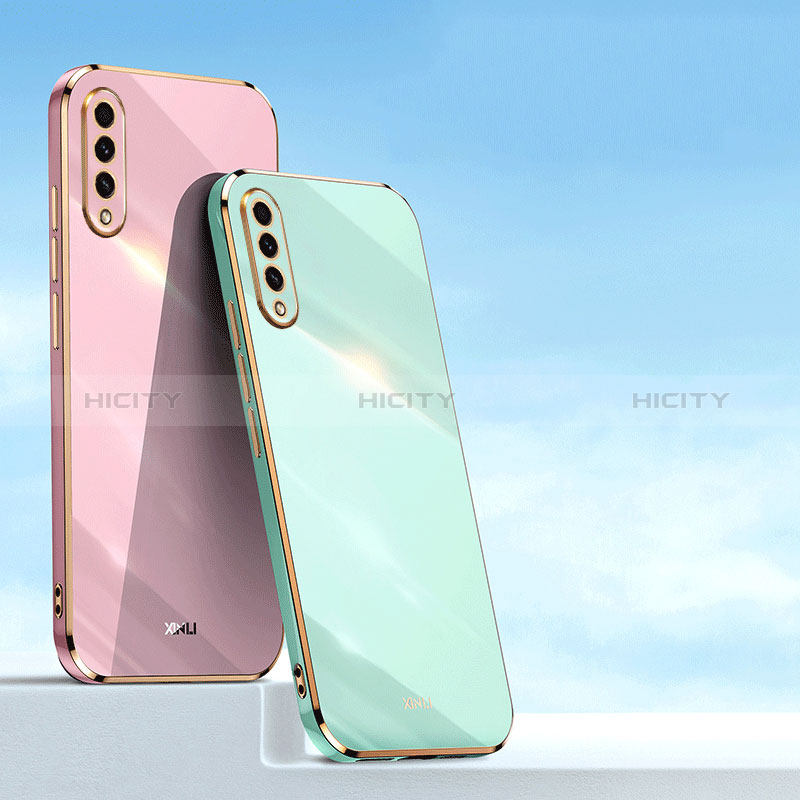 Custodia Silicone Ultra Sottile Morbida Cover con Magnetico Anello Supporto XL1 per Samsung Galaxy A50S