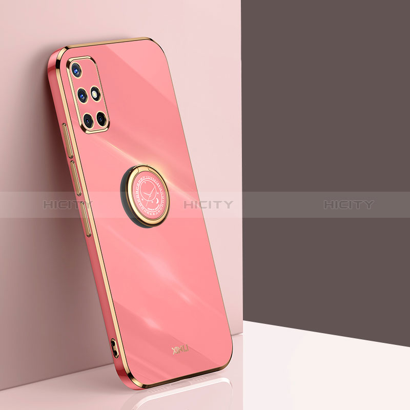 Custodia Silicone Ultra Sottile Morbida Cover con Magnetico Anello Supporto XL1 per Samsung Galaxy A51 4G