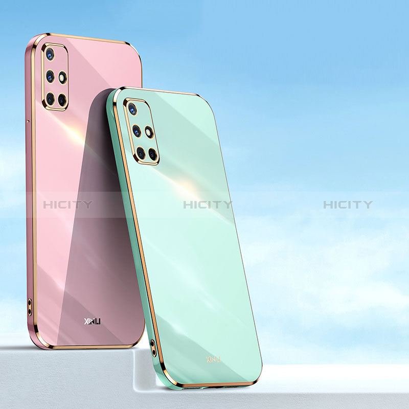 Custodia Silicone Ultra Sottile Morbida Cover con Magnetico Anello Supporto XL1 per Samsung Galaxy A71 5G