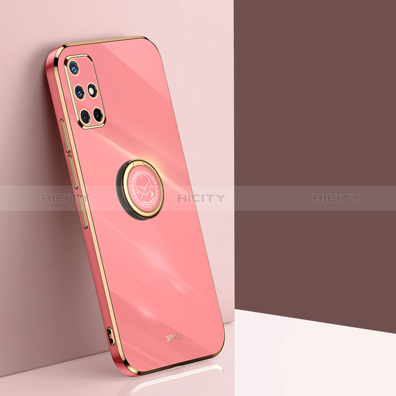 Custodia Silicone Ultra Sottile Morbida Cover con Magnetico Anello Supporto XL1 per Samsung Galaxy A71 5G