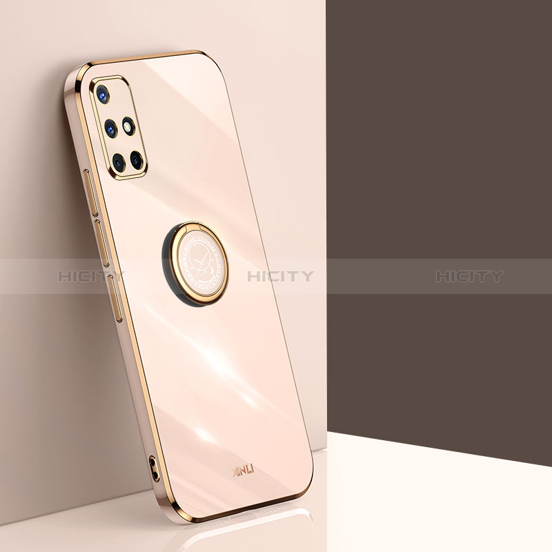 Custodia Silicone Ultra Sottile Morbida Cover con Magnetico Anello Supporto XL1 per Samsung Galaxy A71 5G