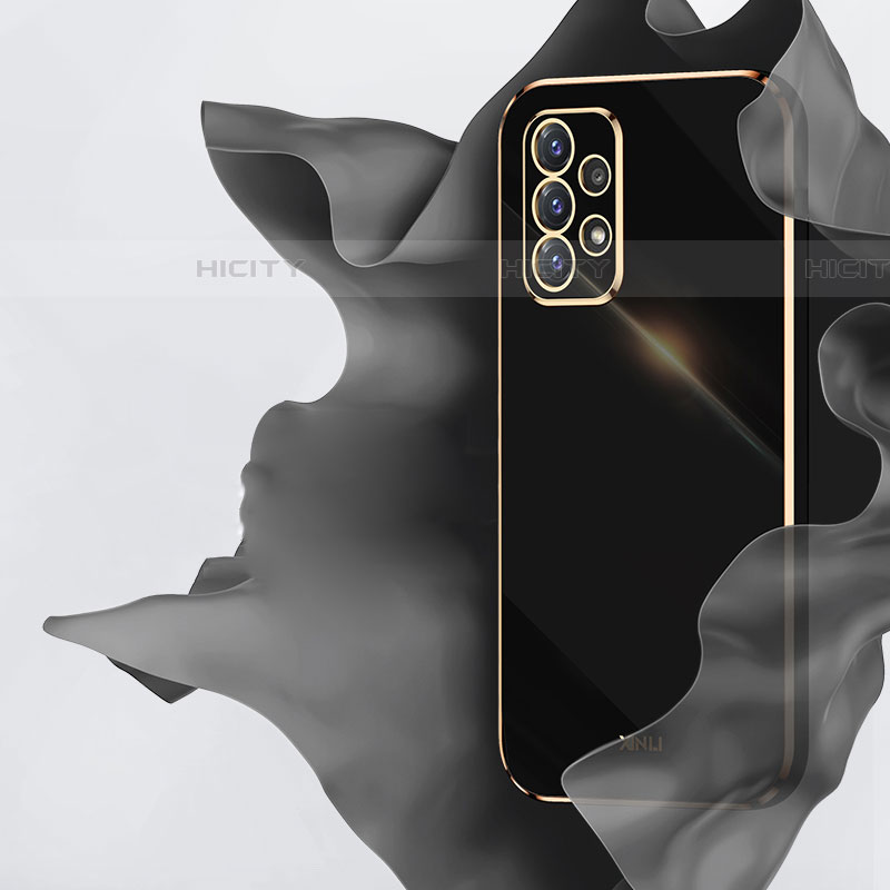 Custodia Silicone Ultra Sottile Morbida Cover con Magnetico Anello Supporto XL1 per Samsung Galaxy A72 5G