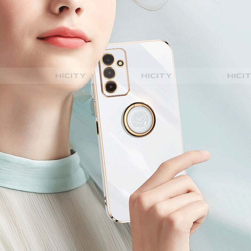 Custodia Silicone Ultra Sottile Morbida Cover con Magnetico Anello Supporto XL1 per Samsung Galaxy F13 4G