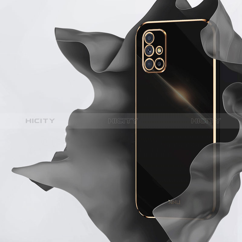 Custodia Silicone Ultra Sottile Morbida Cover con Magnetico Anello Supporto XL1 per Samsung Galaxy M51