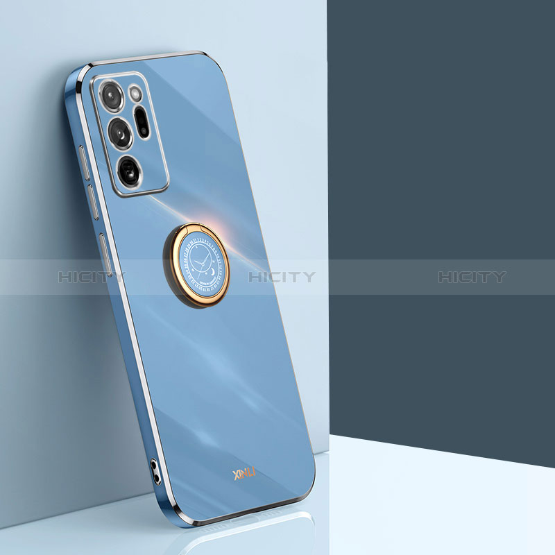 Custodia Silicone Ultra Sottile Morbida Cover con Magnetico Anello Supporto XL1 per Samsung Galaxy Note 20 Ultra 5G