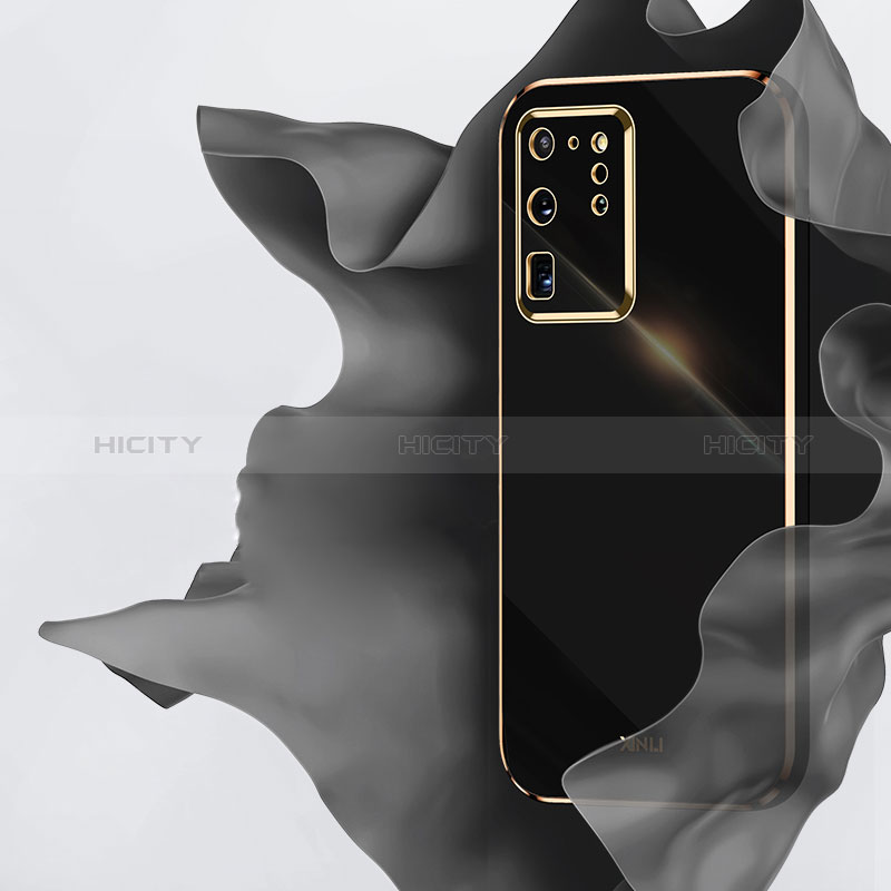Custodia Silicone Ultra Sottile Morbida Cover con Magnetico Anello Supporto XL1 per Samsung Galaxy S20 Ultra 5G