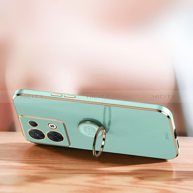Custodia Silicone Ultra Sottile Morbida Cover con Magnetico Anello Supporto XL1 per Xiaomi Redmi Note 13 5G