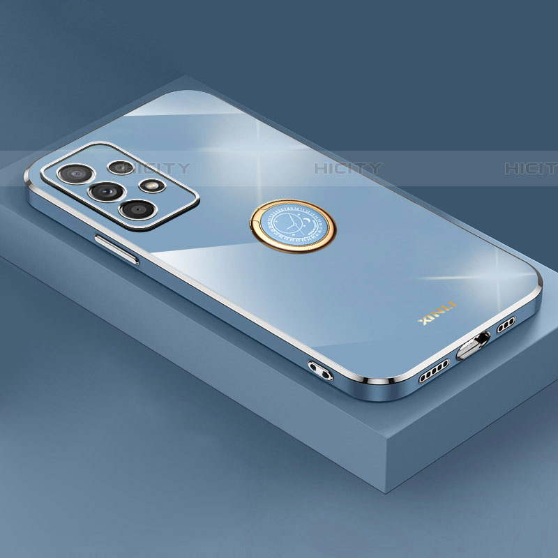 Custodia Silicone Ultra Sottile Morbida Cover con Magnetico Anello Supporto XL2 per Samsung Galaxy A33 5G
